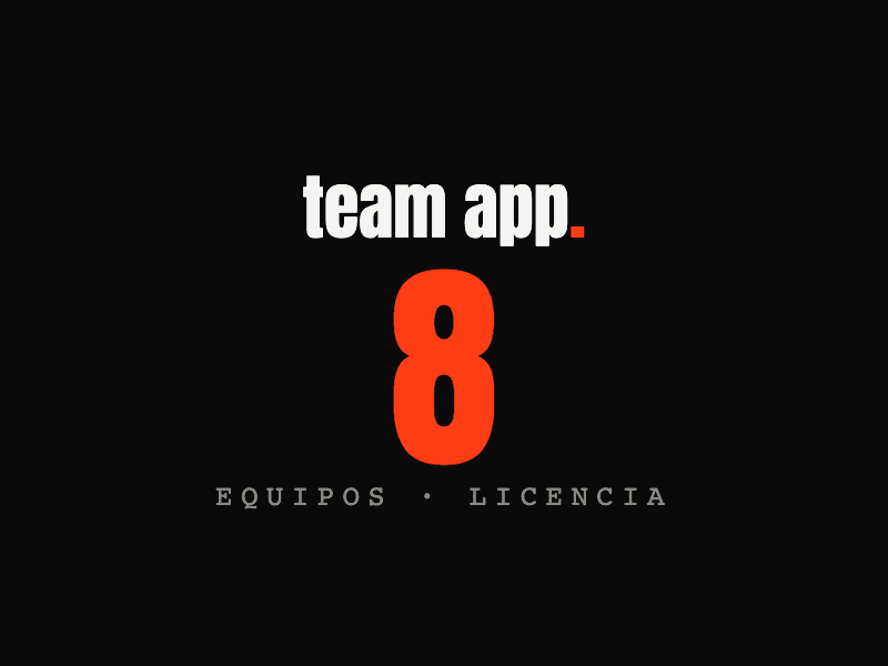 Team App · 8 equipos